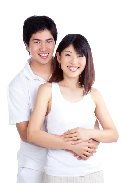 Happy Asian Couple Portrait — Stock Photo, Image