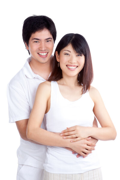 Happy Asian Couple Portrait