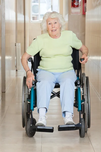 Senior Woman Sitting In a Wheel Chair — Stock Photo, Image