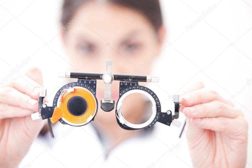 Doctor In Ophthalmology Clinic
