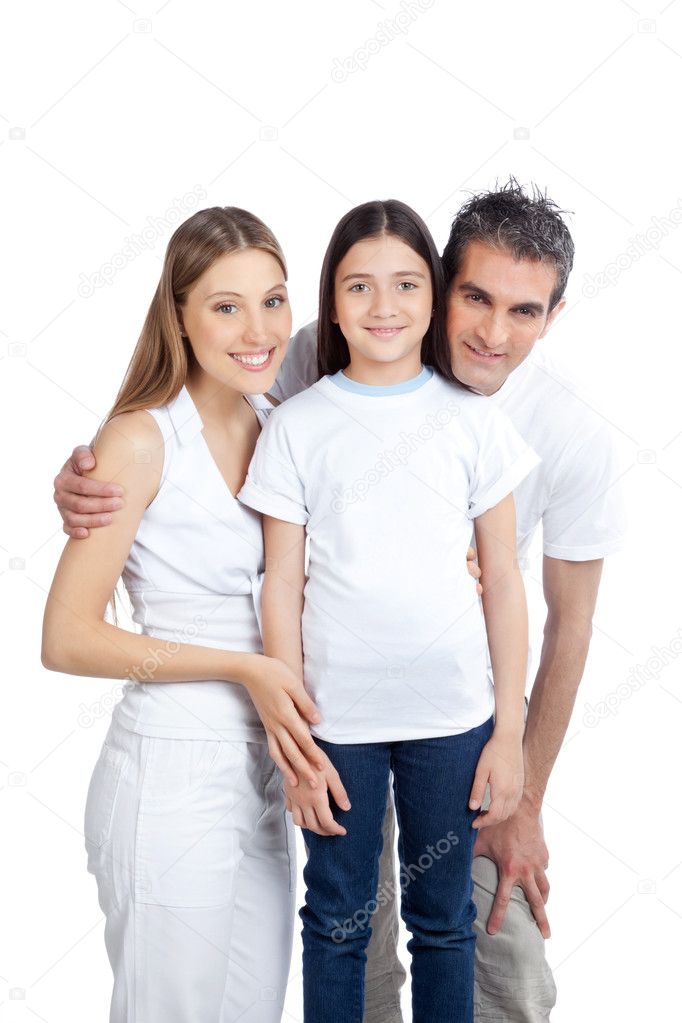 Happy Couple with Daughter