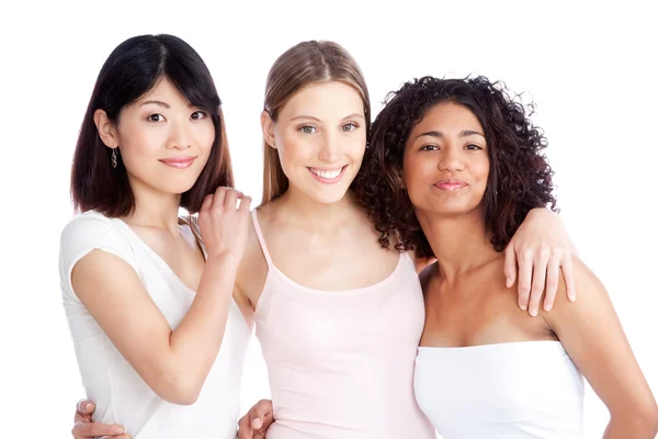 Multiethnische Gruppe von Frauen — Stockfoto