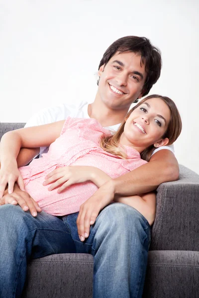 Portrait of Young Couple — Stock Photo, Image