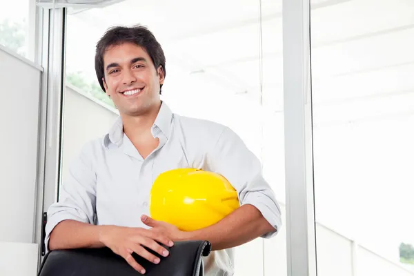 Portrait of Happy Young Architect — Stock Photo, Image