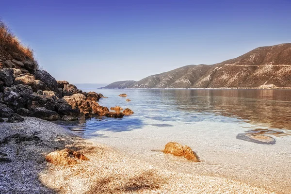 Beach in Vasiliki, Lefkada — Stock Photo, Image