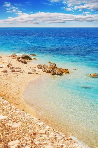 Gyra пляж, острові Lefkada — стокове фото
