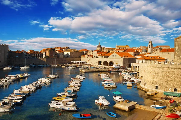 Dubrovnik old town pier — Stock Photo, Image
