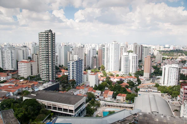 Вид с воздуха на центр Сан-Паулу — стоковое фото