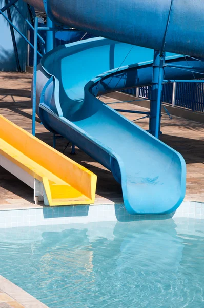 Waterslide at holiday resort — Stock Photo, Image