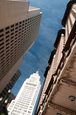 Buildings in the city of sao paulo. clipart