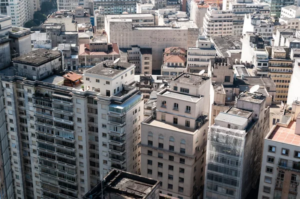 Vue aérienne des bâtiments de la ville de sao paulo . — Photo