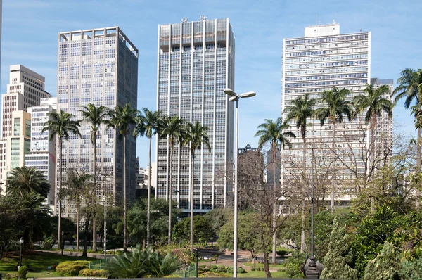 建筑物在巴西圣保罗市. — 图库照片