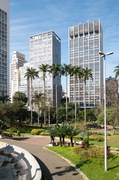 Здания города Сан-Паулу . — стоковое фото