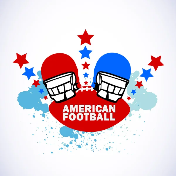 Americký fotbal logo — Stockový vektor