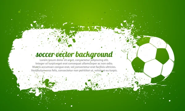 Soccer grunge — Image vectorielle