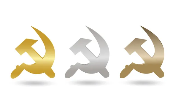 URSS conjunto de etiquetas de símbolo — Vector de stock