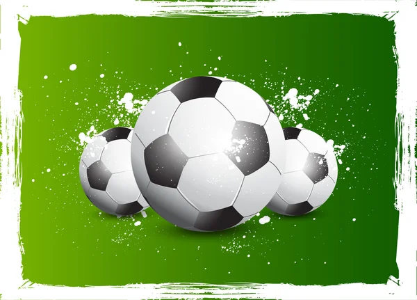Grunge voetbal voetbal — Stockvector