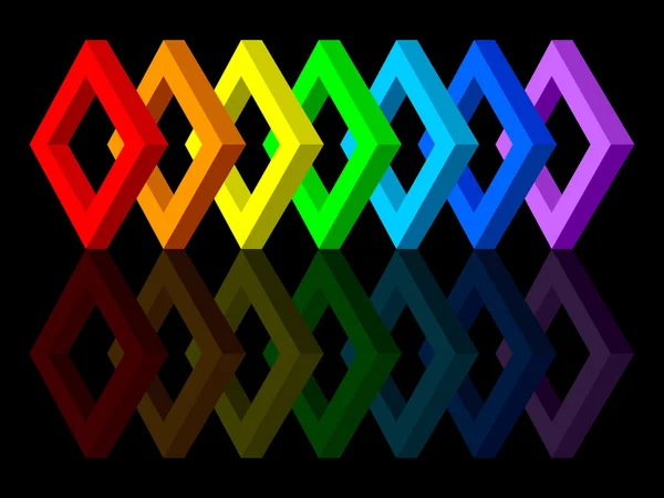Formas multicolores — Archivo Imágenes Vectoriales