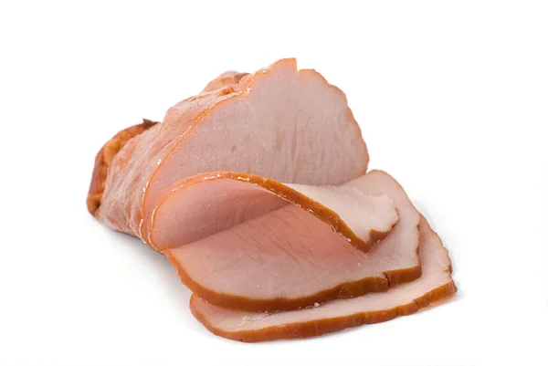 Daging ham yang diiris — Stok Foto