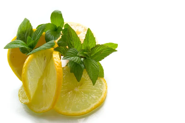 스피어 민트와 레몬 — 스톡 사진