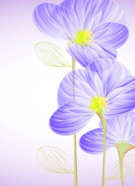 Artistic flower background clipart