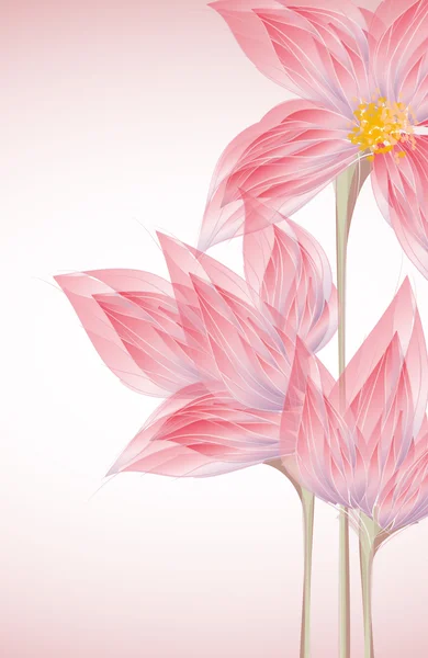 芸術的な花の背景 — ストックベクタ