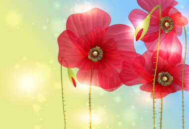 Artistic flower background clipart