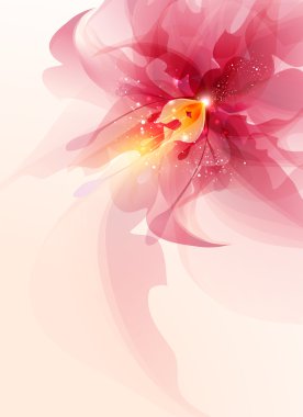 Artistic flower background clipart