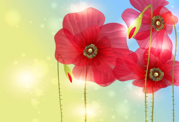 Fond de fleur artistique — Image vectorielle