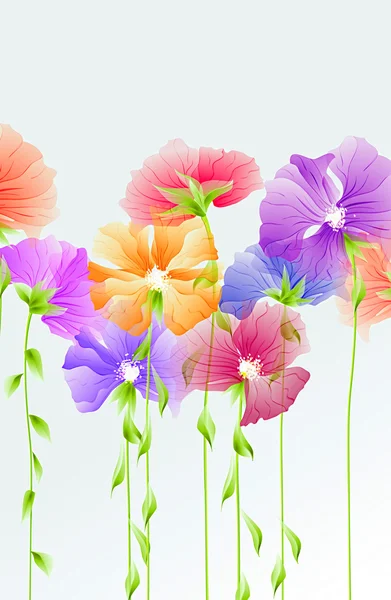 Fond de fleur artistique — Image vectorielle