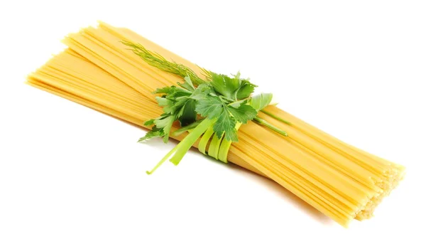 Bunch of raw apaghetti — Stock Photo, Image