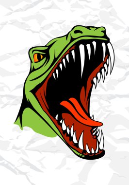 Tyrannosaurus head clipart