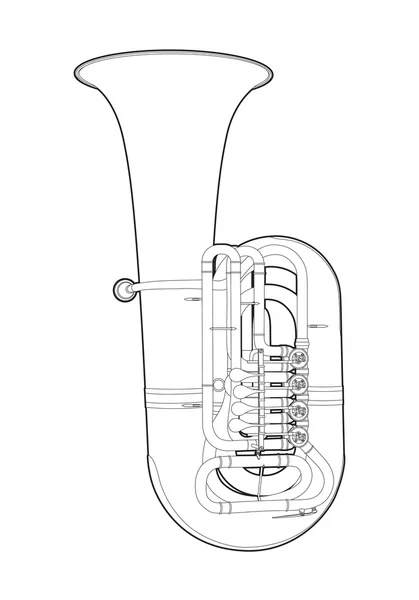 Tube de contour — Image vectorielle