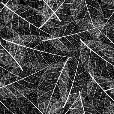 Vector leaf seamless clipart