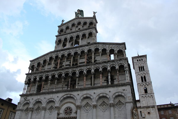 Baroque church cathedral in Pistoia Tuscany Italy