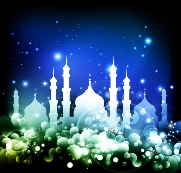 Fond abstrait religieux eid - illustration vectorielle — Image vectorielle