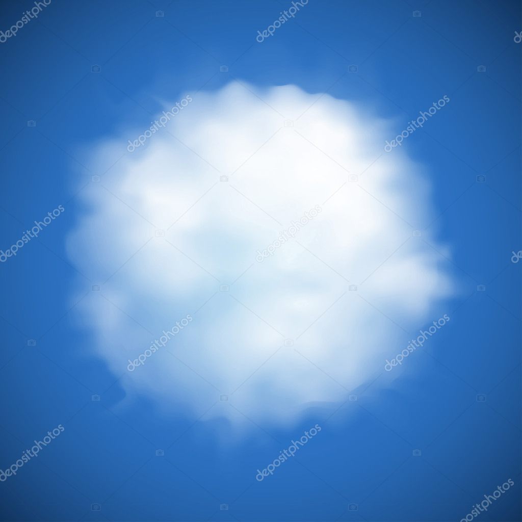 Vector cloud background
