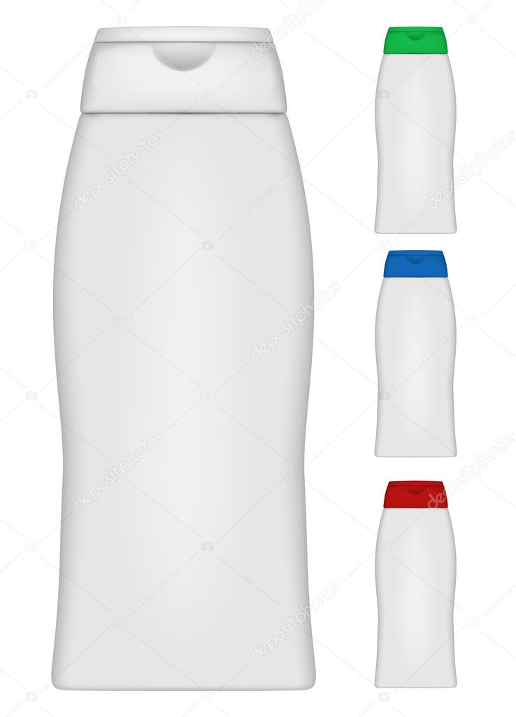 Bottle shampoo s — Stock Vector © SS1001 11412624