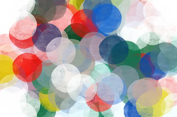 Ilustración de patrón de círculos abstractos — Foto de Stock