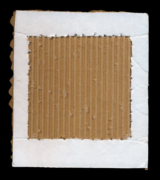 Papierrahmen aus Pappe — Stockfoto