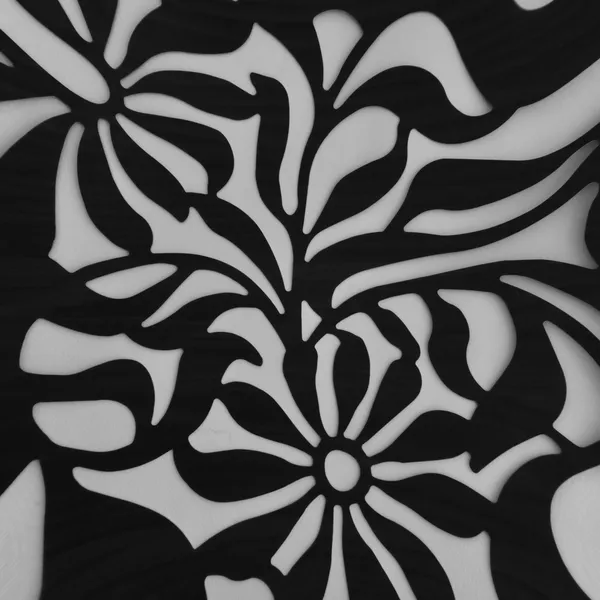 Schmelzende Blumen abstrakte florale Muster — Stockfoto