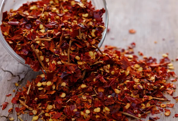 Crushed red peppers — Stock Photo, Image