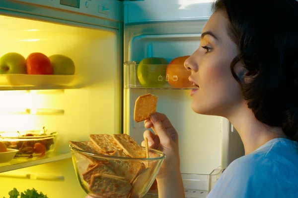 Élelmiszer hűtőszekrény — Stock Fotó