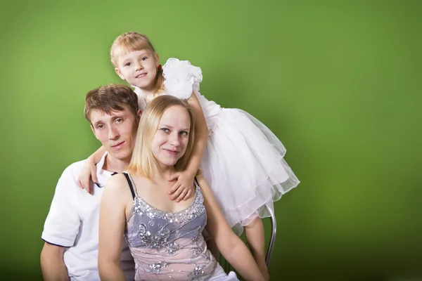Rodinný portrét životního stylu — Stock fotografie