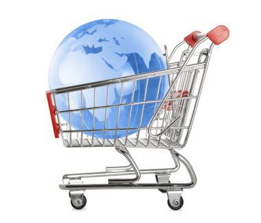 WTO. Global shopping concept clipart