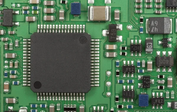 The modern printed-circuit board — Stock Photo, Image