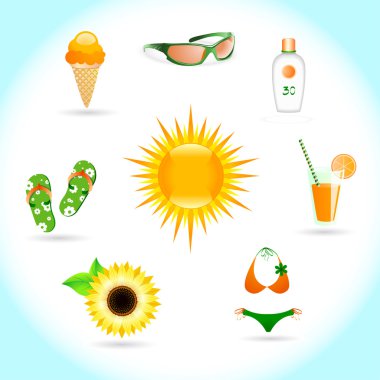 Set of icons clipart