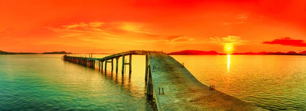 Sunset panorama — Stock Photo, Image