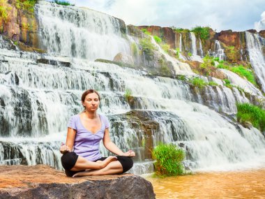 Meditating clipart