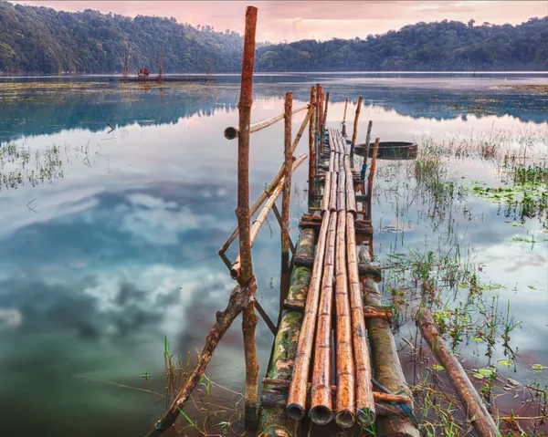 Lago Tamblingan — Foto de Stock